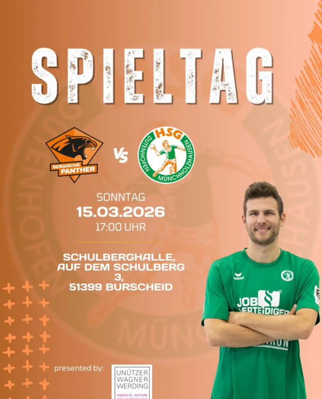 U23: Zu Gast bei den Bergischen Panthern!