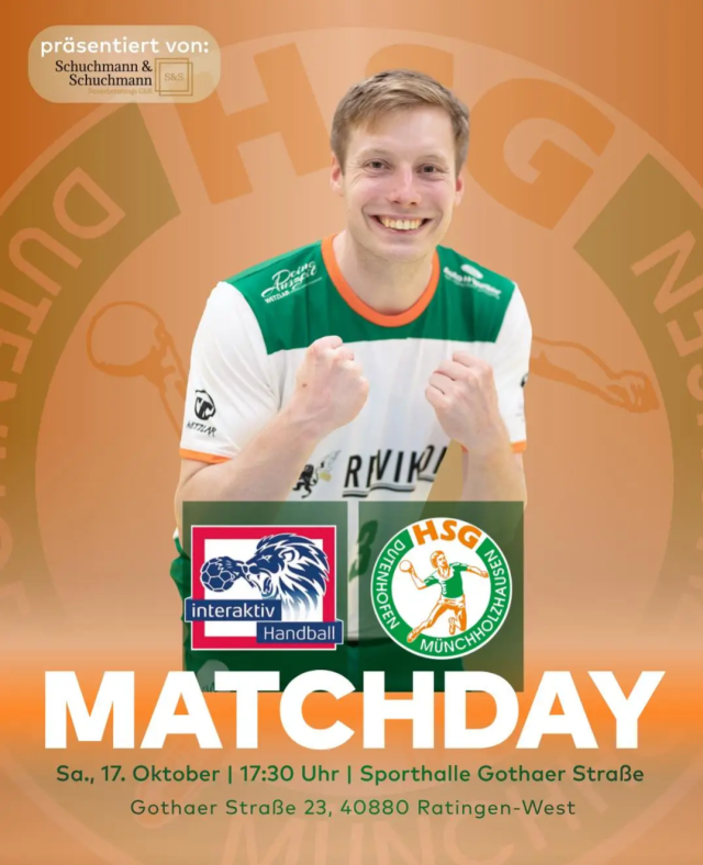 U23: HSG trifft auf Düsseldorf-Ratingen!